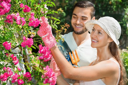 Gardening services in Harrow on the Hill maintaining a neat residential garden